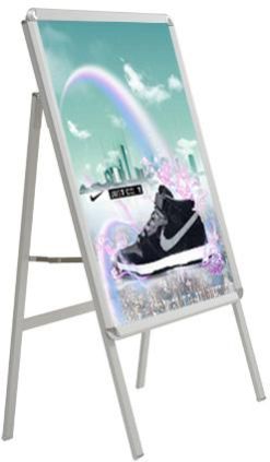 A Shape Aluminum Poster Stand