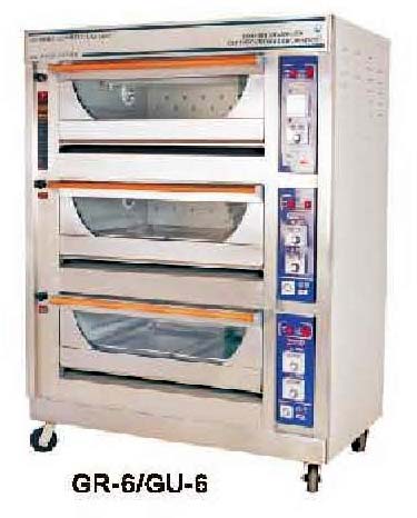 Three Layer Deck Oven(GR for Gas models & GU for Elect.)