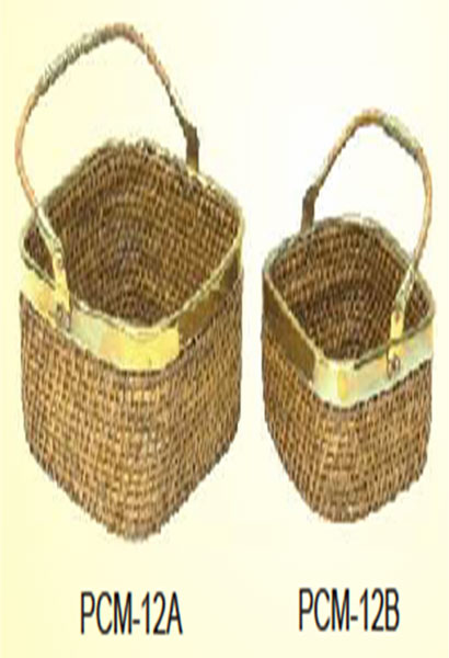 Square Baskets with Handles