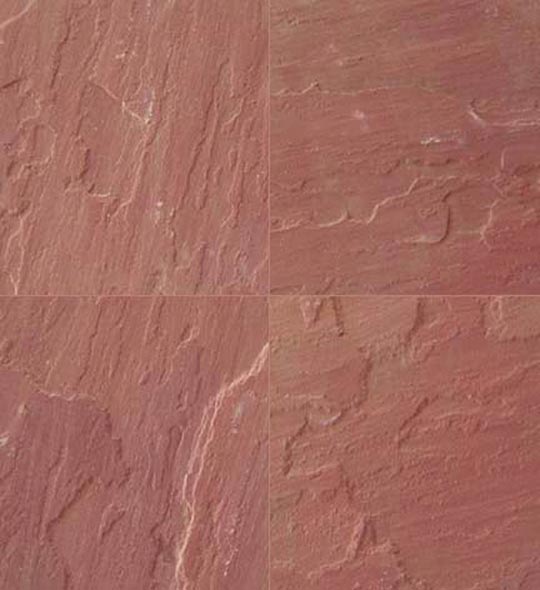 Rectangular Non Polished Agra Red Sandstone, for Flooring, Wall, Size : 12x12Inch, 24x24Inch