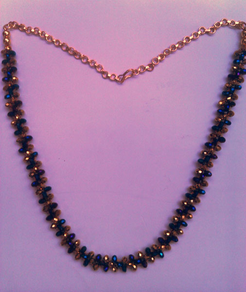 Genuine Crystal Beaded Necklace
