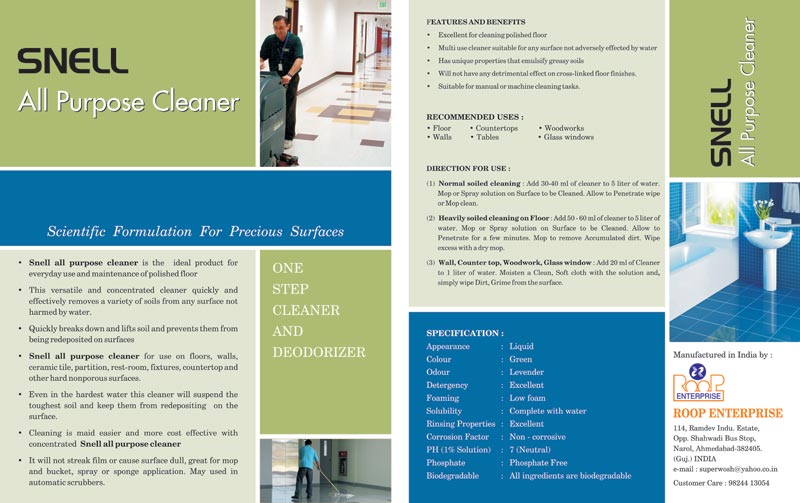 Multipurpose Surface Cleaner