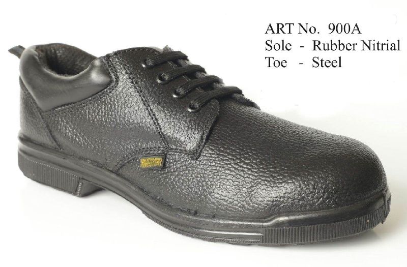 Leather (Borton) safety shoes, Gender : Male