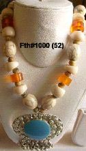 Bone Beaded Necklace