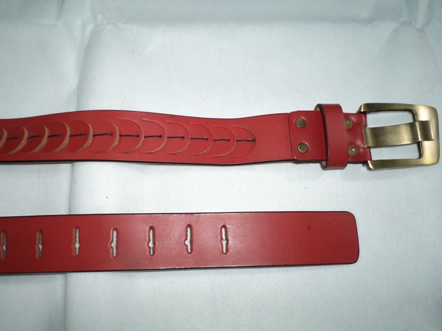 Red Smooth Belt