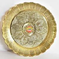 brass pooja plates