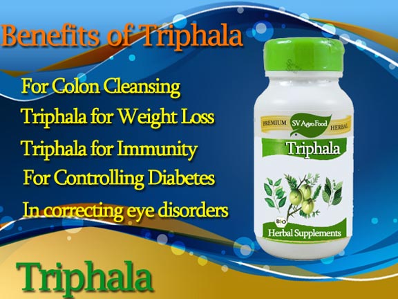 Herbal Supplement, Triphala Capsule from India