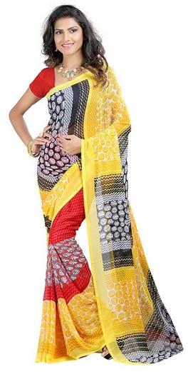 Glamorous Lady Printed Saree