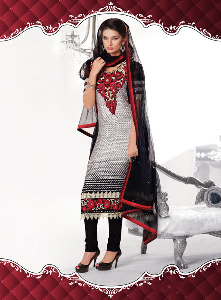 Pure Silk Ladies Churidar Suits 702, Sleeve Style : Full Sleeves