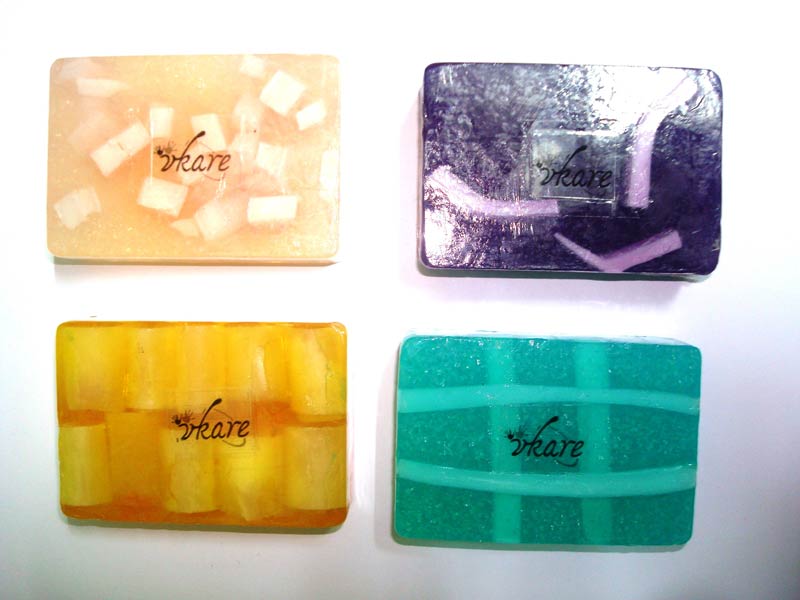 Desginer Glycerine Soap - Set of 4 Soaps