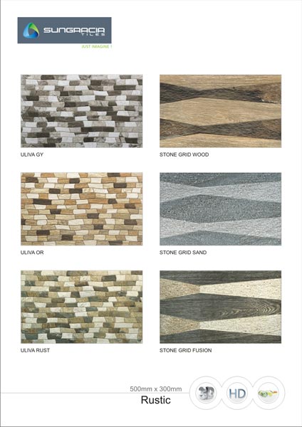 Elivation Series Ceramic Wall Tiles, Sungracia Tiles