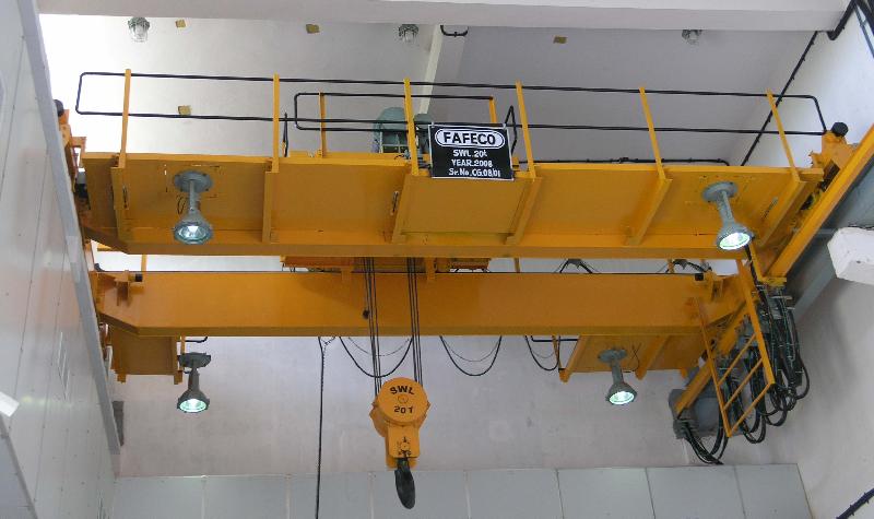 FAFECO Industrial Overhead Crane, Feature : Custon Designed, PLCs, etc.
