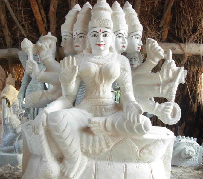 Stone Durga Mata Statue