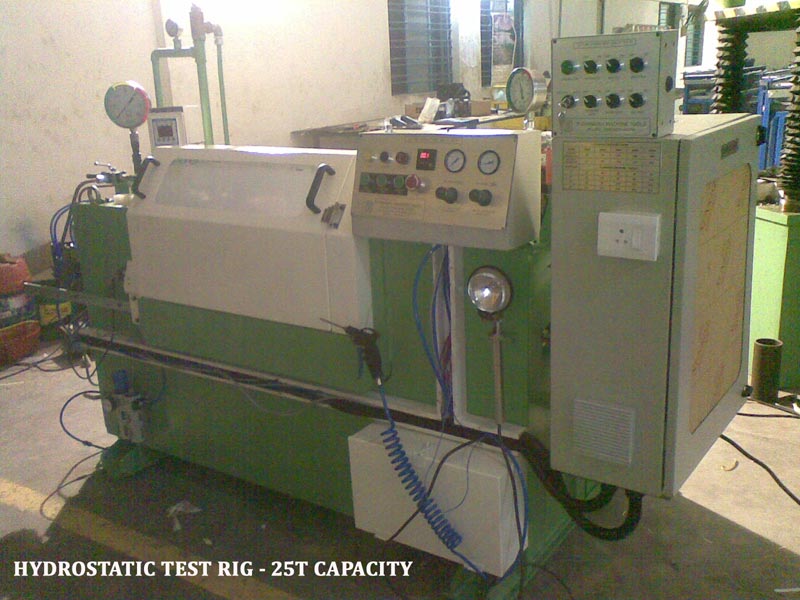Hydrostatic Test Rig 25T Capacity