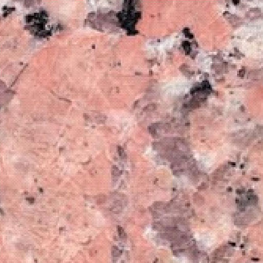 Bush Hammered Chima Pink Granite Stone, for Flooring, Kitchen Countertops, Pattern : Doted