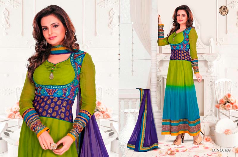 Celebrity Wear Anarkali Salwar Kameez/ Salwar Suit