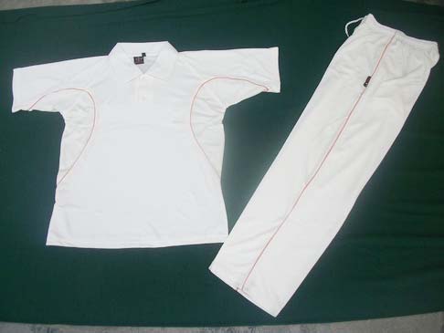 Cool Dry Function Polyester Off White Cricket Uniform, Feature : Quick ...