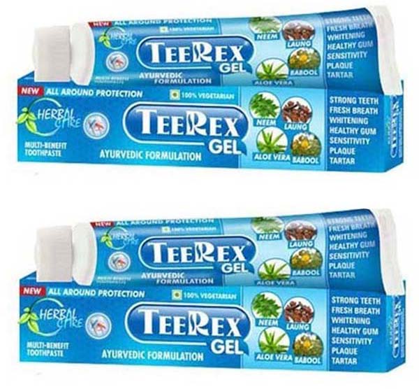 Cleans teeth Teerex Gel