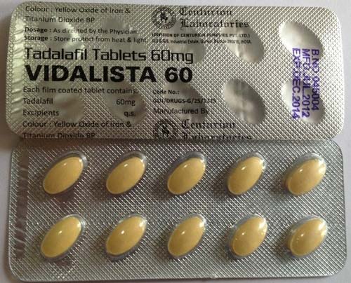 Vidalista(Sildenafil) - 60 mg Tab