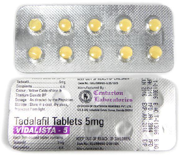 Vidalista (Tadalafil) -5 mg Tab