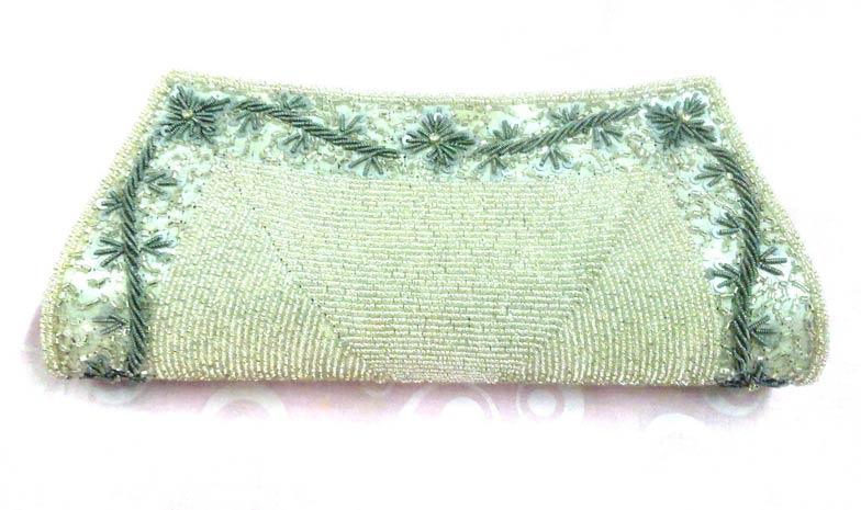 Ladies Clutch with Bead Work