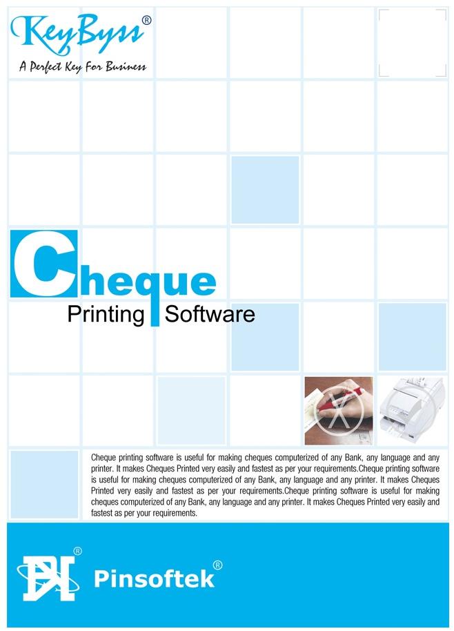 Cheque Printing Software