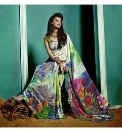 Digital printed sarees