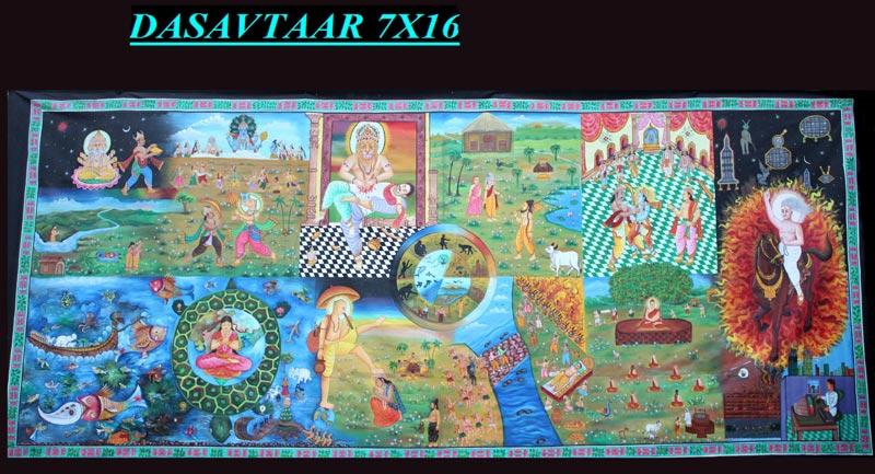 Vishnu Dashavatar Paintings