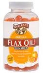 Barleans Flax Oil Gummies Orange Flavor capsule