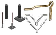 Refractory Anchors, Threaded & Non-Threaded Studs, Insulation Pins