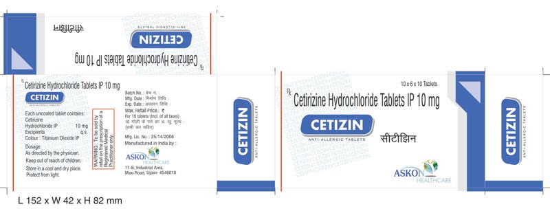 Cetizin Tablets