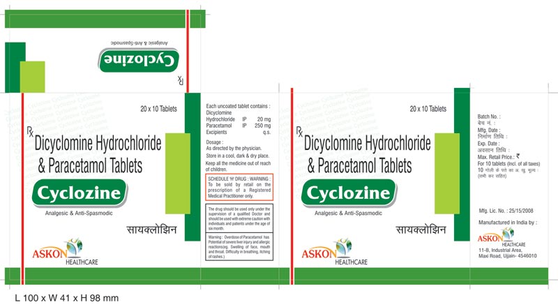 Cyclozine Tablets