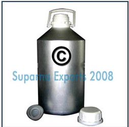 6250 ml Aluminum Bottles with plastic cap