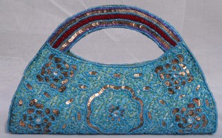 Beaded Embroidery Handbag