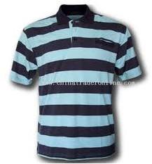 Mens Striped Polo T Shirts