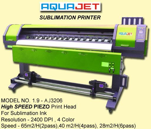 Sublimation printing machines