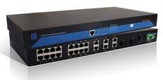 Industrial Rackmount Unmanaged Ethernet Switch (22TP+2F)