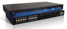 Industrial Rackmount Unmanaged Ethernet Switch (16TP+8F)