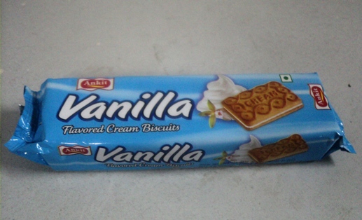 ANKIT Vanilla Flavor Cream Biscuits