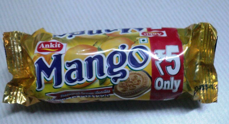 Mango Flavored Cream Biscuit