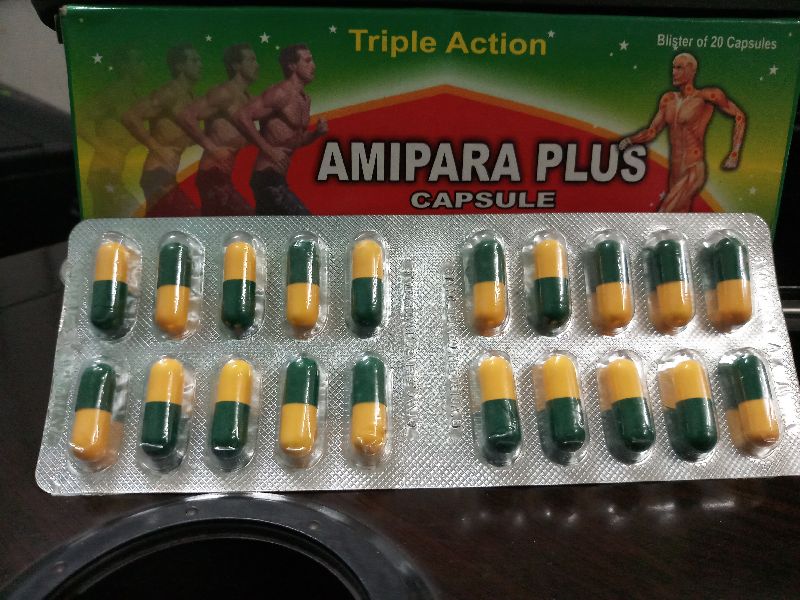 Amipara Capsules (Paracetamol 325 mg + Caffeine 30 mg + Diclofenac sod. 50mg)