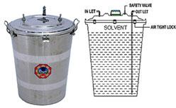 Solvent Dispensing Airtight Containers