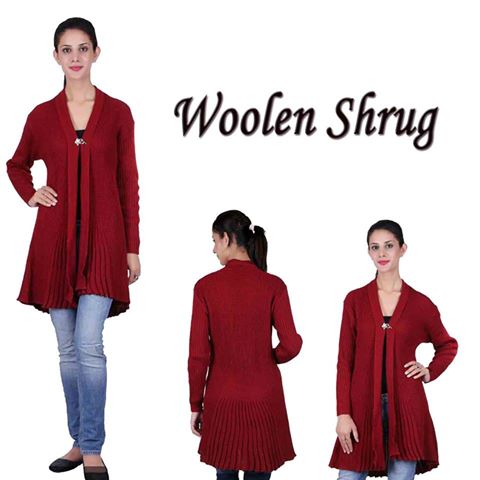 Plain Woolen Shrugs, Feature : Anti-shrink, Anti-wrinkle, Breathable