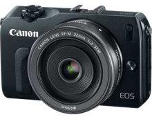 Canon Eos M 18.0 Mp Digital Camera - Mirrorless System - Black - 22mm Pancake Lens