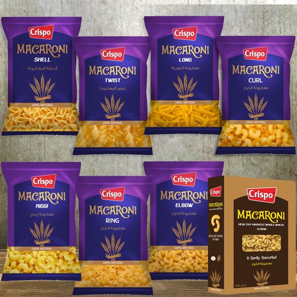 Macaroni,macaroni by M.sulemanji & Co (pvt) Ltd. (Crispo), macaroni