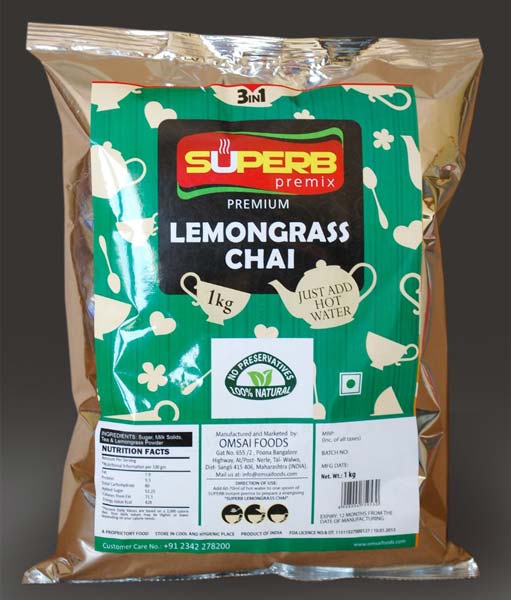 Premium Lemongrass Tea Premix