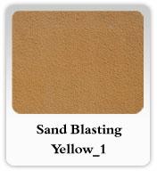 Sandblasting Yellow Marble