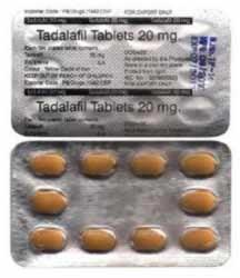 Tadalafil 20mg Tablets, Purity : 98%