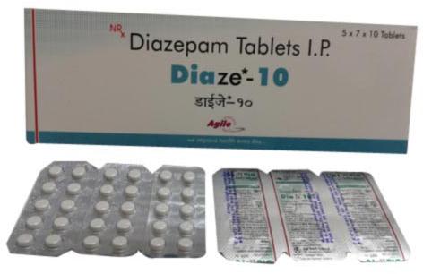 Diaze 10mg Tablets