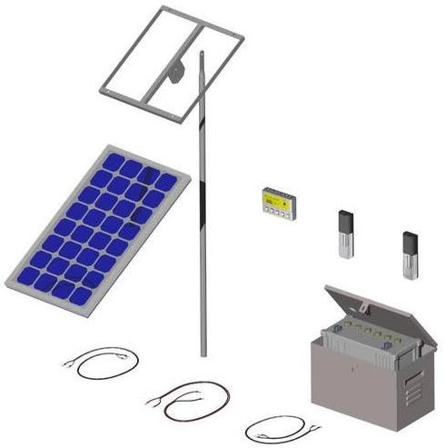 Solar CFL Home Lighting System